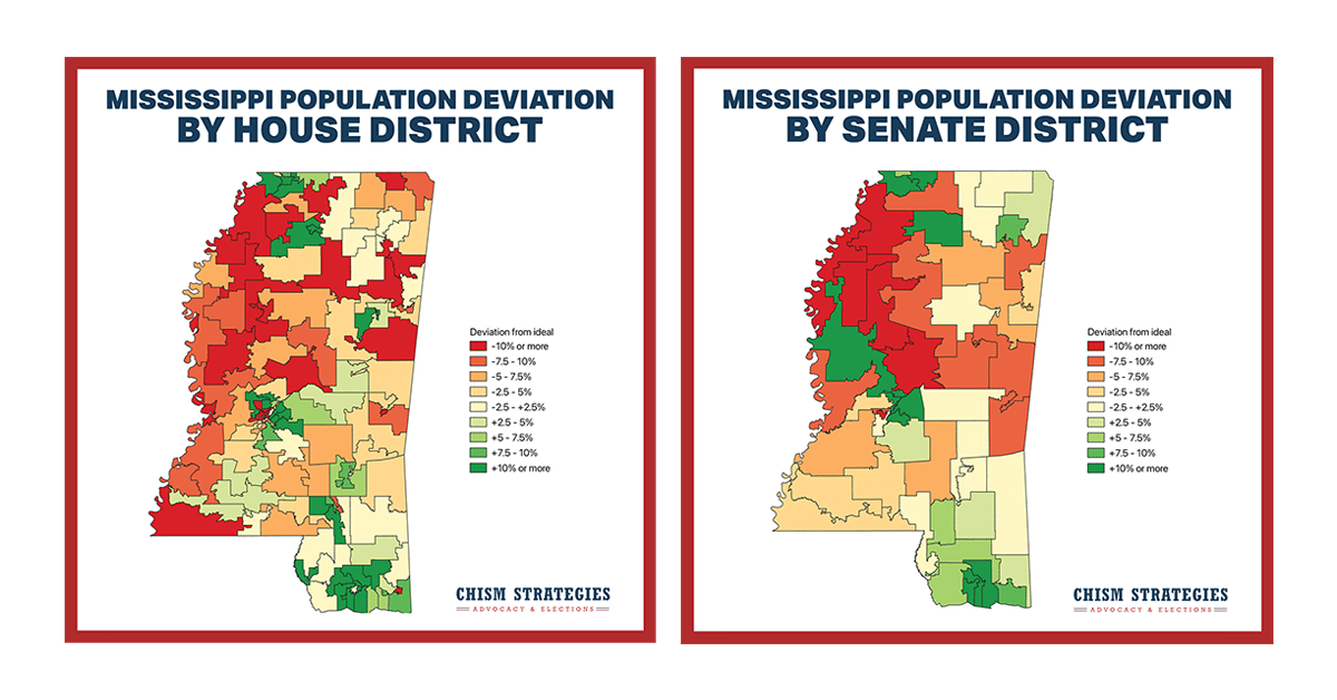Quick Take on the Census and MS Legislative Redistricting